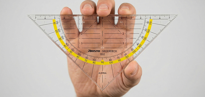 ARISTO Geodreieck, das Original