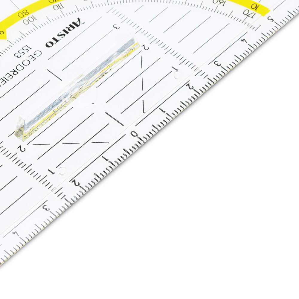 4er Set Geodreieck Aus Kunststoff (16 Cm) – Transparentes Lineal Für Schule & Büro