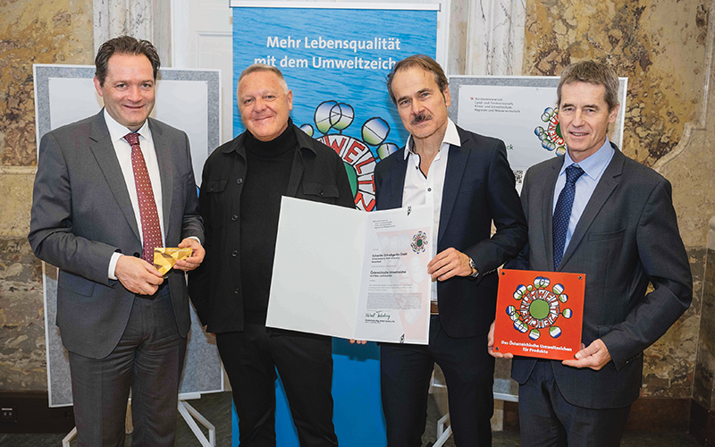 Verleihung des Österreichischen Umweltzeichens